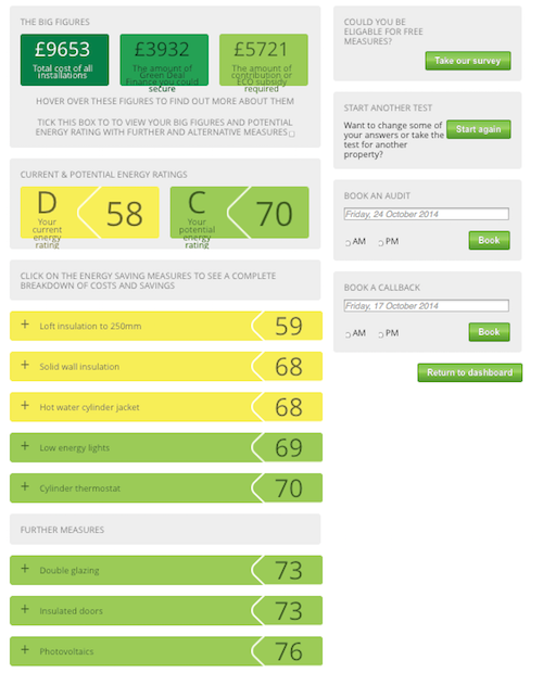 Energy Efficiency pre assessment tool